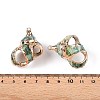 Natural Sea Shell Pendants SSHEL-N038-55-3
