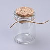 Glass Jar CON-WH0010-03-2