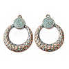Tibetan Style Alloy Pendants FIND-B055-02E-1