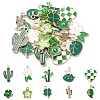 20Pcs 10 Styles Alloy Enamel Pendants ENAM-YW0004-21-1