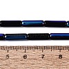 Electroplate Opaque Glass Beads Strands EGLA-Q132-02A-F04-4