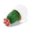 Resin Simulation Potted Cactus DJEW-F019-01B-2