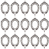 SUNNYCLUE 30Pcs Alloy Pendant Cabochon Settings FIND-SC0009-22-1