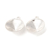 Ion Plating(IP) 304 Stainless Steel Pendant Pointed Back Rhinestone Settings STAS-U025-05E-S-1
