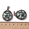 Natural & Synthetic Mixed Gemstone Pendants G-A241-02R-4
