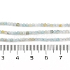 Natural Flower Amazonite Beads Strands G-F770-A03-02-5