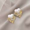 Alloy Rhinestone Stud Earrings FS-WGE0AD6-27-1
