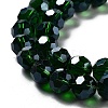 Electroplate Transparent Glass Beads Strands EGLA-A035-T10mm-A10-3