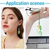 60Pcs 3 Styles Transparent Glass Pendants GLAA-YW0002-62-6