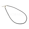 Waxed Cord Necklace Making NJEW-R229-1.5mm-2