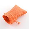 Burlap Packing Pouches Drawstring Bags ABAG-Q050-7x9-11-2