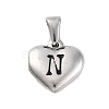 304 Stainless Steel Pendants STAS-P278-01N-P-1-1