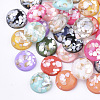 Translucent Resin Cabochons RESI-S364-44A-M-1