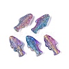 Baking Paint Transparent Glass Beads DGLA-N018-22B-1