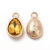 Faceted Glass Rhinestone Pendants GLAA-I051-A17-1
