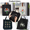 DIY Ethnic Style Embroidery Canvas Bags Kits DIY-WH0292-89-5