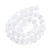 Synthetic Moonstone Beads Strands G-E573-01C-08-2