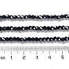 Electroplate Opaque Glass Beads Strands LS-EGLA-A035-P3mm-A18-4