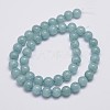 Natural & Dyed Malaysia Jade Bead Strands G-A146-8mm-A25-2