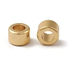 Rack Plating Brass European Beads X-KK-G452-37G-1