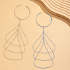 2Pcs 2 Colors Iron and Brass Upper Arm Bangles BJEW-CY0001-11B-3