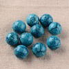 Synthetic Turquoise  Round Ball Beads G-I174-16mm-03-1