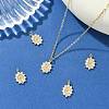 SHEGRACE Brass Micro Pave Cubic Zirconia Pendants XGRQ3P737-617G-5