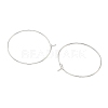 SHEGRACE Brass Hoop Earrings Findings XGR0005P-70P-2