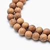 Natural Wood Beads Strands WOOD-P012-02-8mm-3