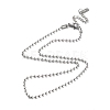 Non-Tarnish 304 Stainless Steel Ball Chain Necklace NJEW-D045-03P-1