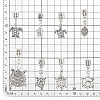   48Pcs Tibetan Style Alloy European Dangle Charms FIND-PH0005-92-2