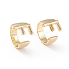 Brass Cuff Rings RJEW-L097-06F-1