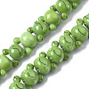 Handmade Bumpy Lampwork Beads Strands LAMP-Q031-011-1