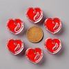Transparent Enamel Acrylic Beads TACR-S155-004F-3