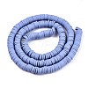 Handmade Polymer Clay Beads Strands CLAY-R089-6mm-023-2