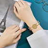 6Pcs 2 Colors Brass Bangle Makings FIND-GO0002-78-6