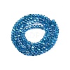 Electroplate Glass Beads Strands EGLA-A044-T2mm-L27-3