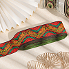 Ethnic Style Embroidery Polyester Ribbons OCOR-WH0070-23A-5