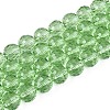 Transparent Glass Bead Strands GLAA-R095-10mm-28-1