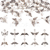 20Pcs 20 Style Glass Pearl Pendants PALLOY-TAC0142-1