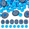 56Pcs 4 Styles Silicone Beads FIND-TA0010-75E-2
