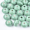Handmade Porcelain Beads PORC-Q173-20x11mm-21-1
