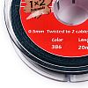 2-Ply Round Waxed Cotton Thread Cords YC-T004-01A-12-2