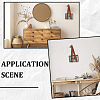 2Pcs PU Leather Wall Mounted Magazine Organizer Holder AJEW-CL0002-23-5