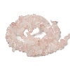 Natural Rose Quartz Chips Beads Strands F007-3-4