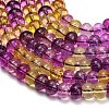 Dyed Imitation Gemstone Glass Beads Strands GL-Z001-03B-08-2