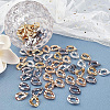 120Pcs 4 Colors UV Plating ABS Plastic Linking Rings CCB-SP0001-14-6