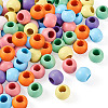 120Pcs 6 Colors Theaceae Wood Bead WOOD-CD0001-07-3