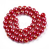 Electroplate Opaque Glass Beads Strands LS-GLAA-T032-P8mm-AB04-3
