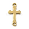 Ion Plating(IP) 201 Stainless Steel Connector Charms STAS-S146-08G-1